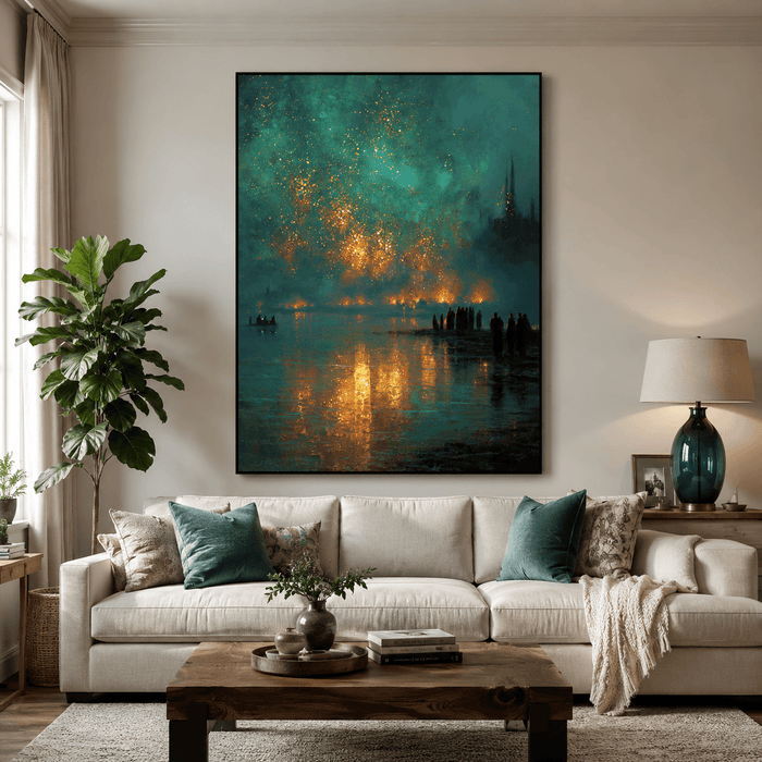 Realistic Landscape Art | Nocturnal Glow and Depth
