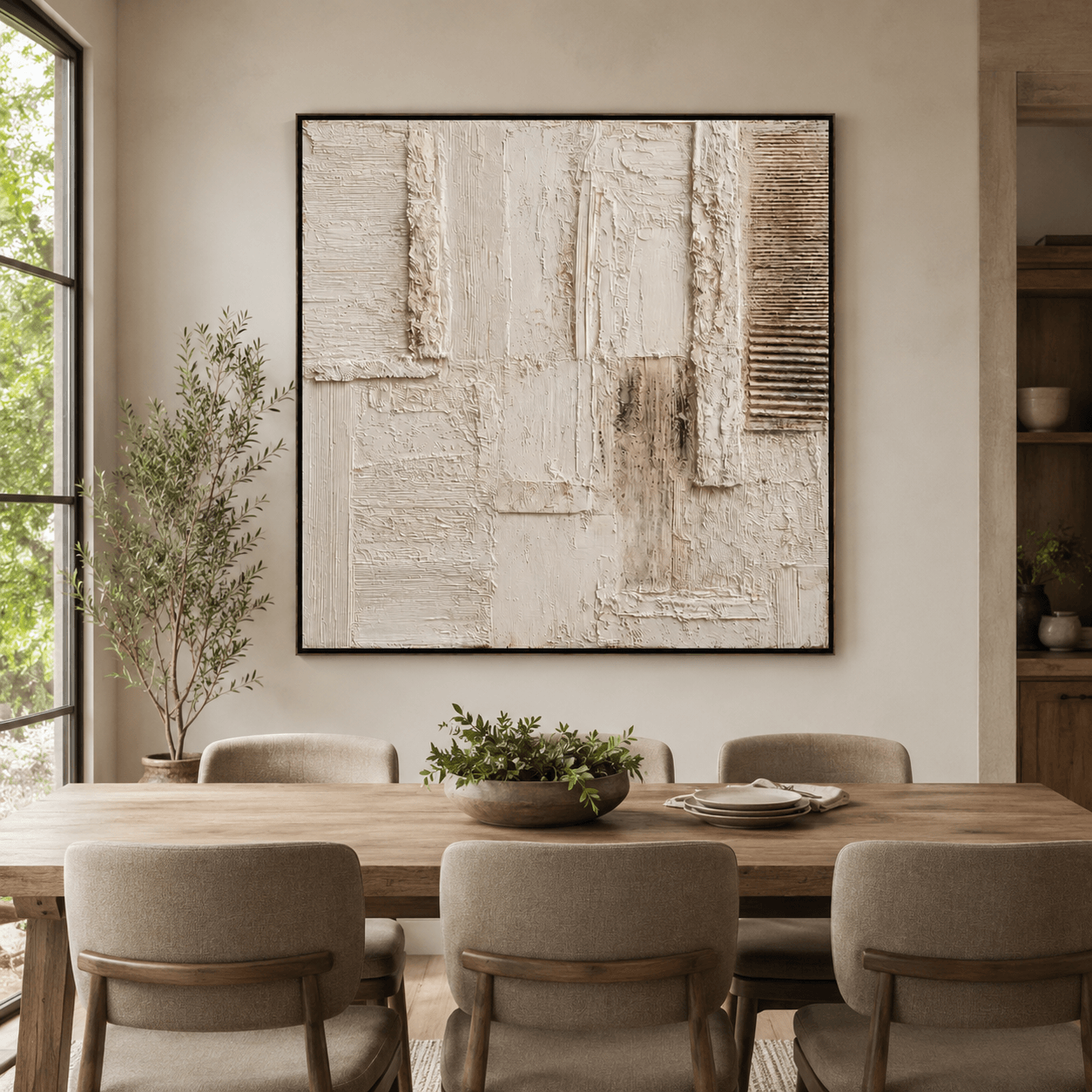 Warm-Tone Textured Art | Sophisticated Calm