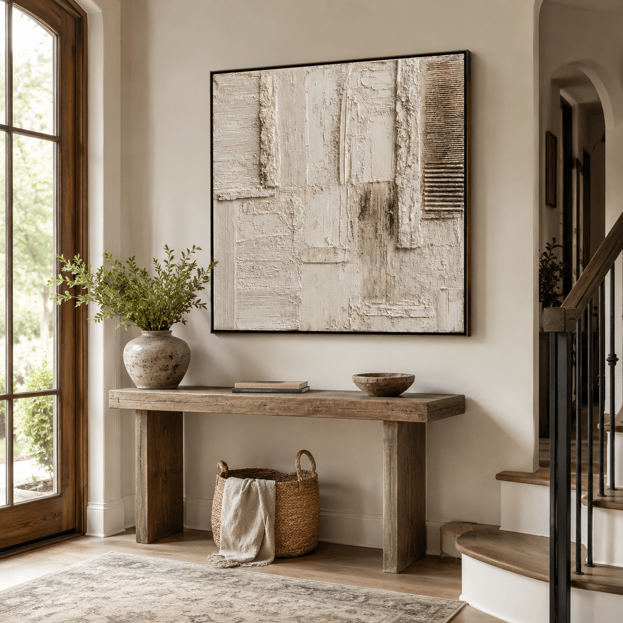 Warm-Tone Textured Art | Sophisticated Calm