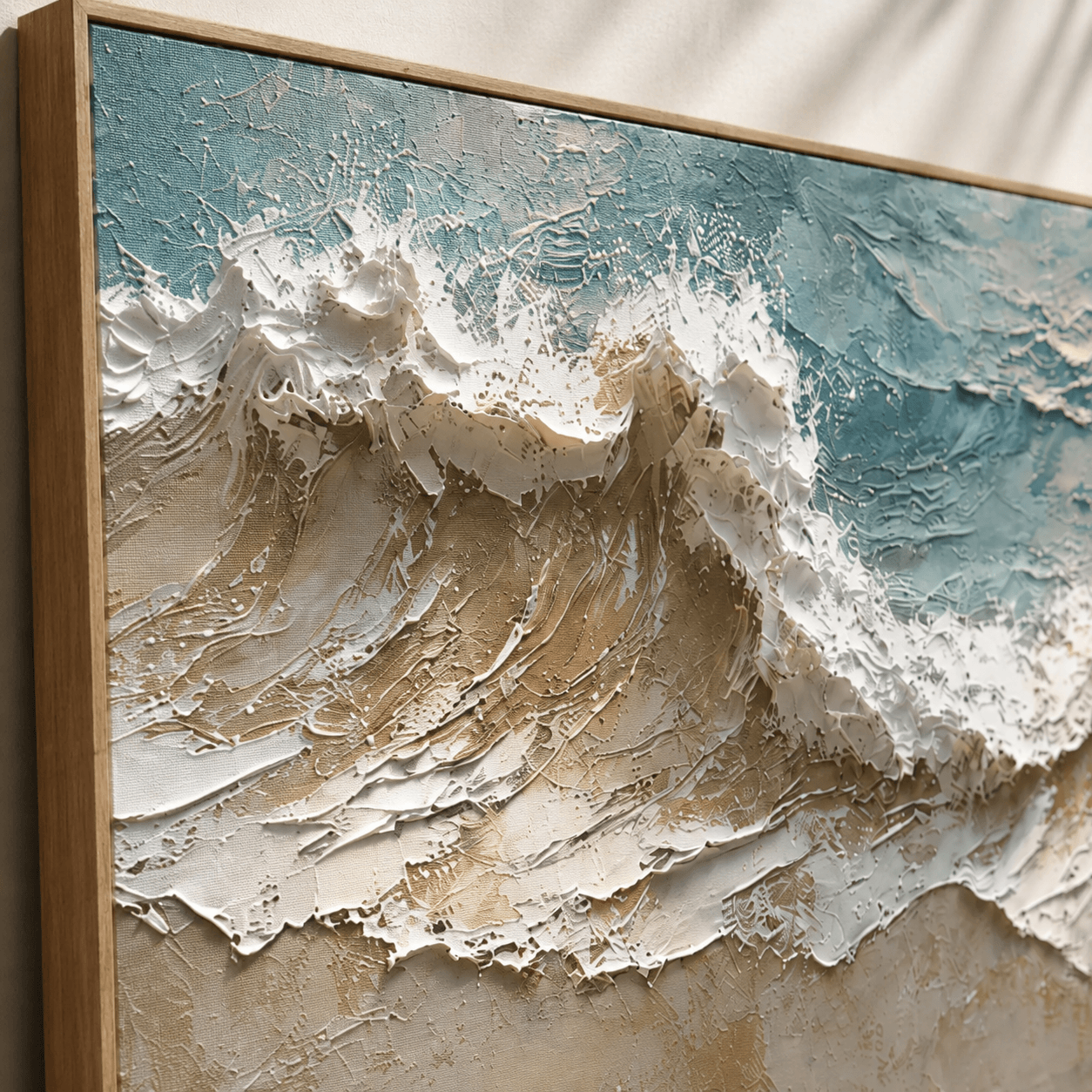 Textured Ocean Opulence | Blue Wave