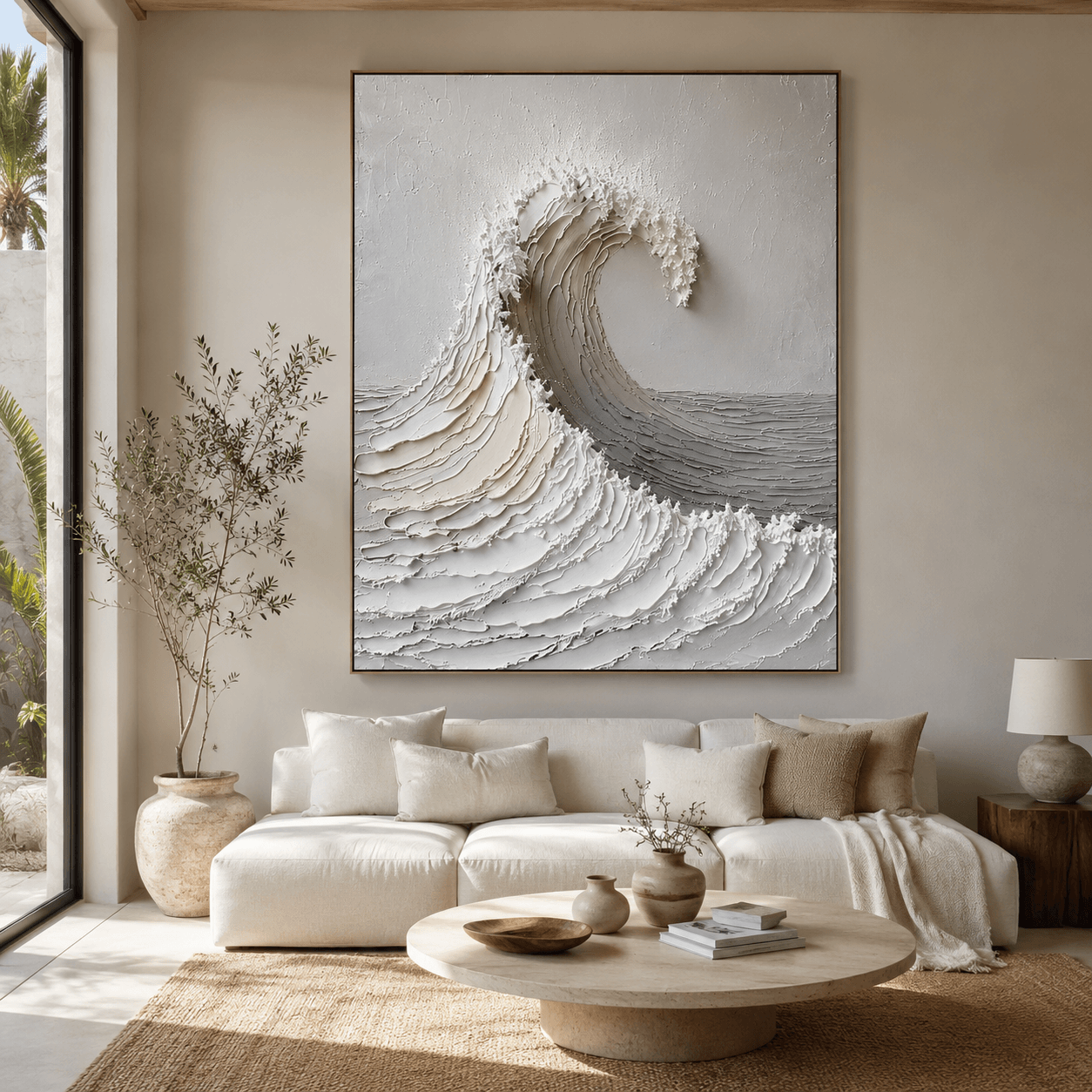Textured Oceanic Art | Calm Power