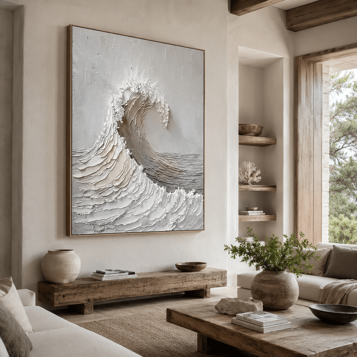 Textured Oceanic Art | Calm Power