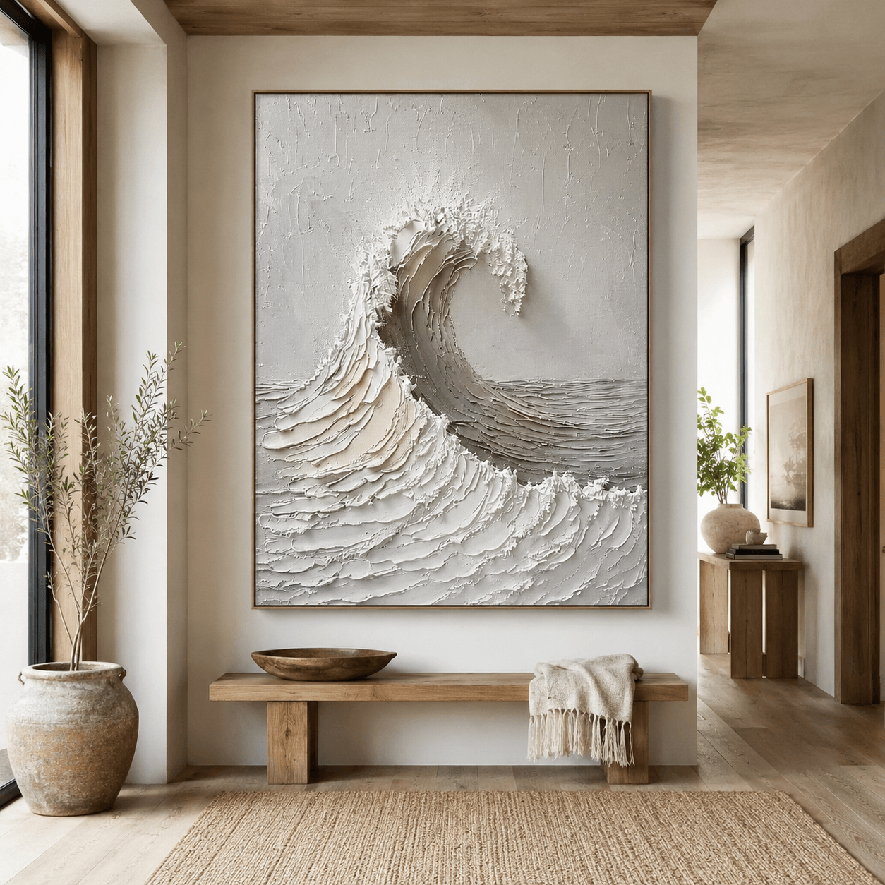 Textured Oceanic Art | Calm Power