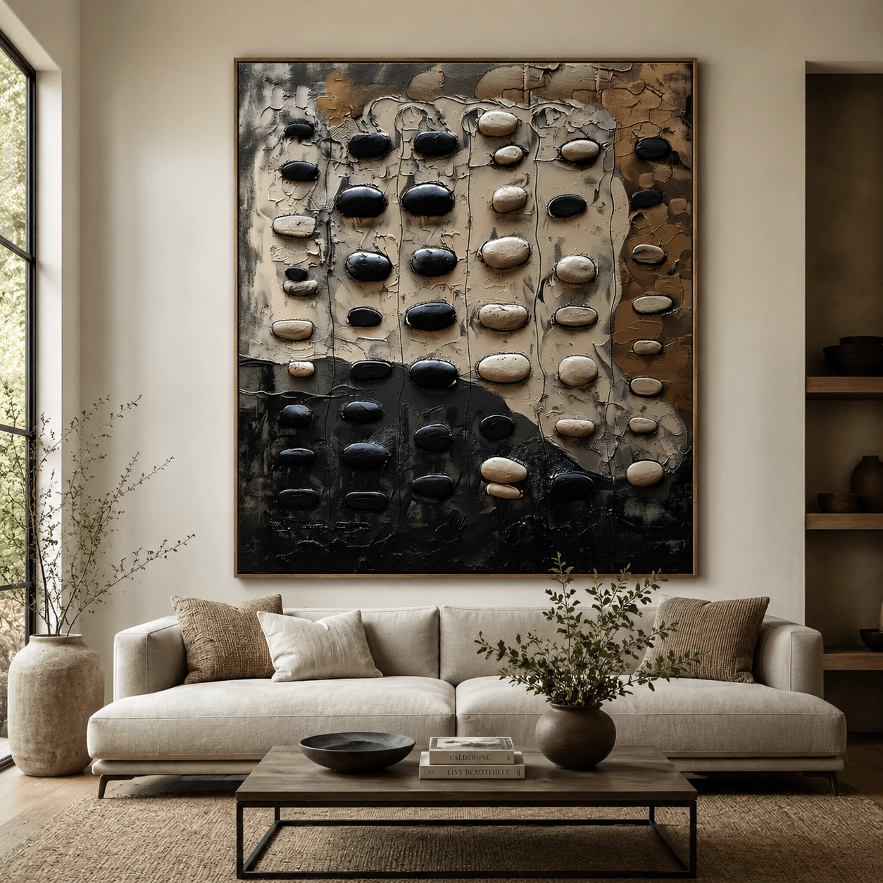 Textured Pebble Art | Elegant Earthiness
