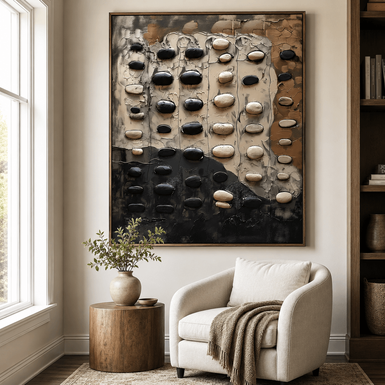 Textured Pebble Art | Elegant Earthiness