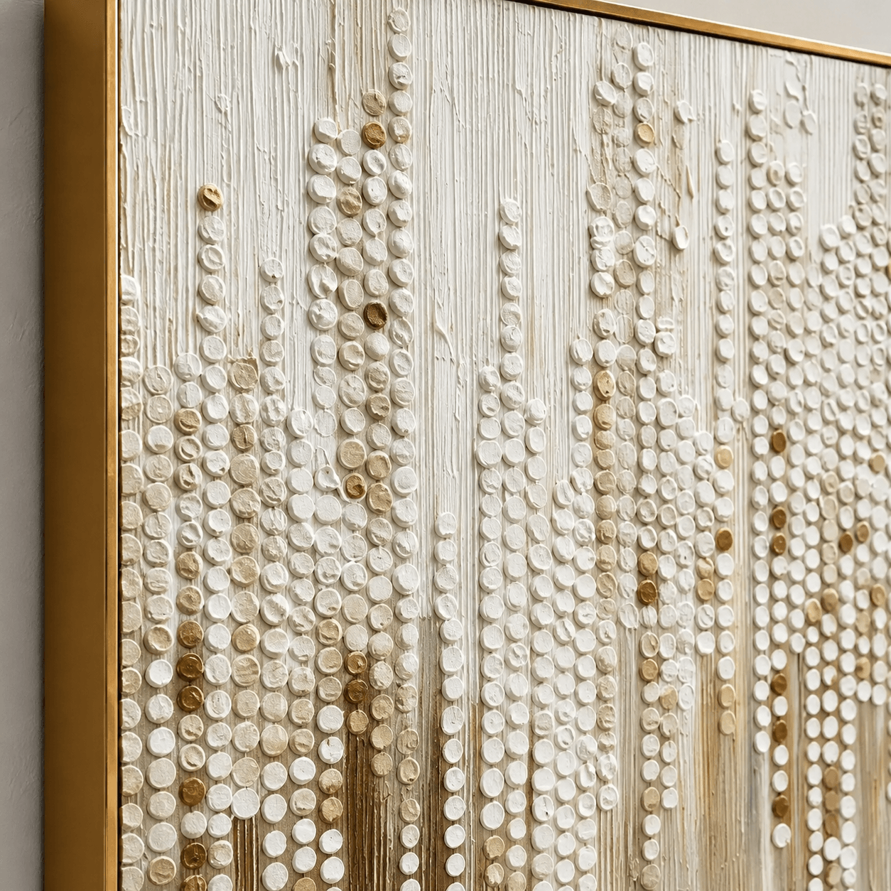 Textured Beaded Art | Elegant Allure