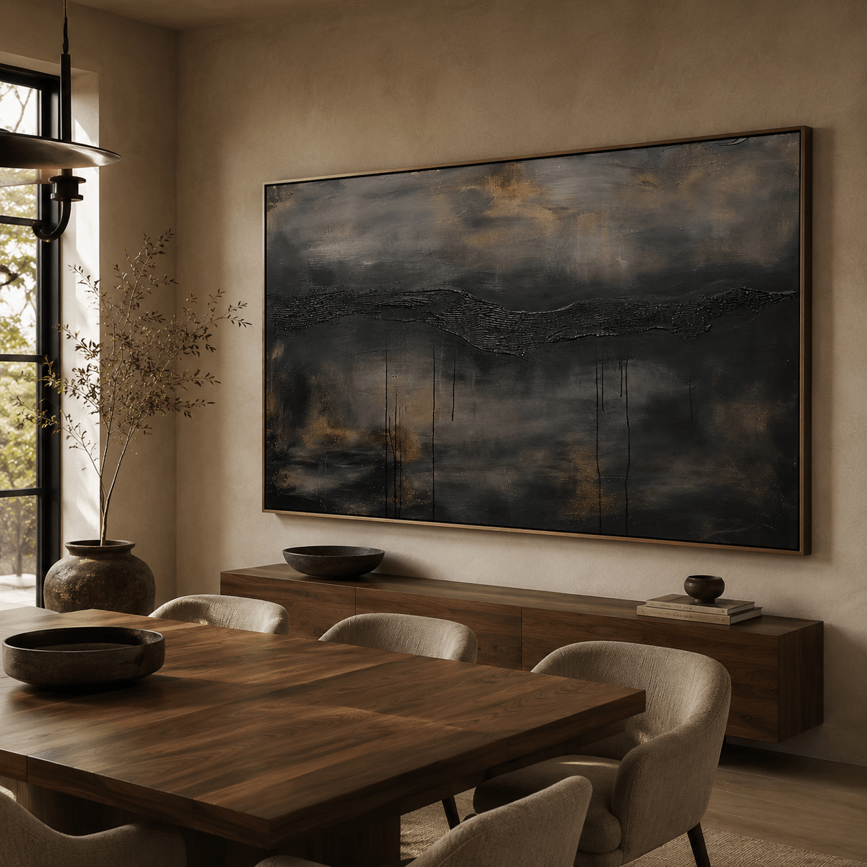 Abstract Luxe Art | Dark Rhythm