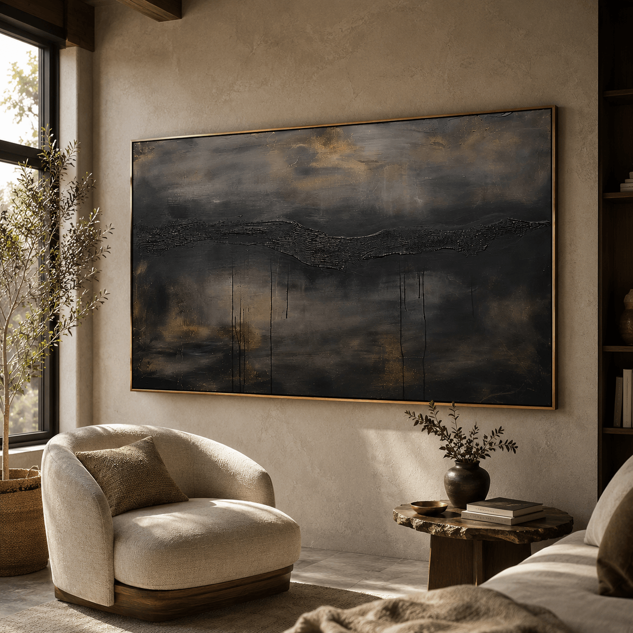 Abstract Luxe Art | Dark Rhythm