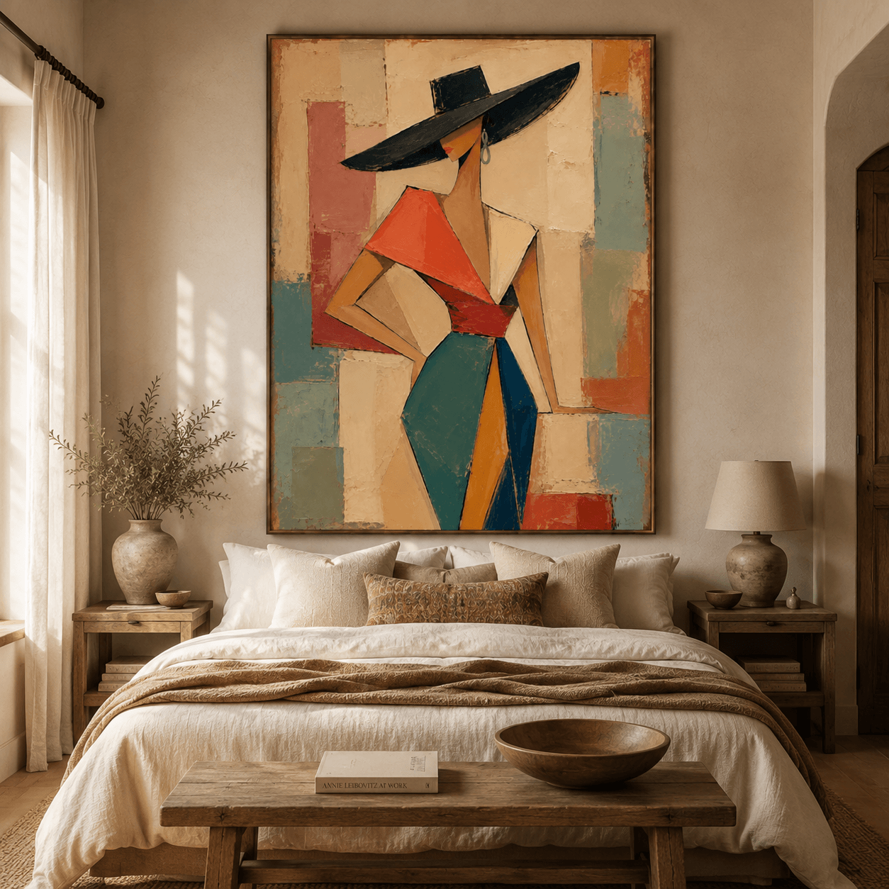 Abstract Art | Wide Hat Poised