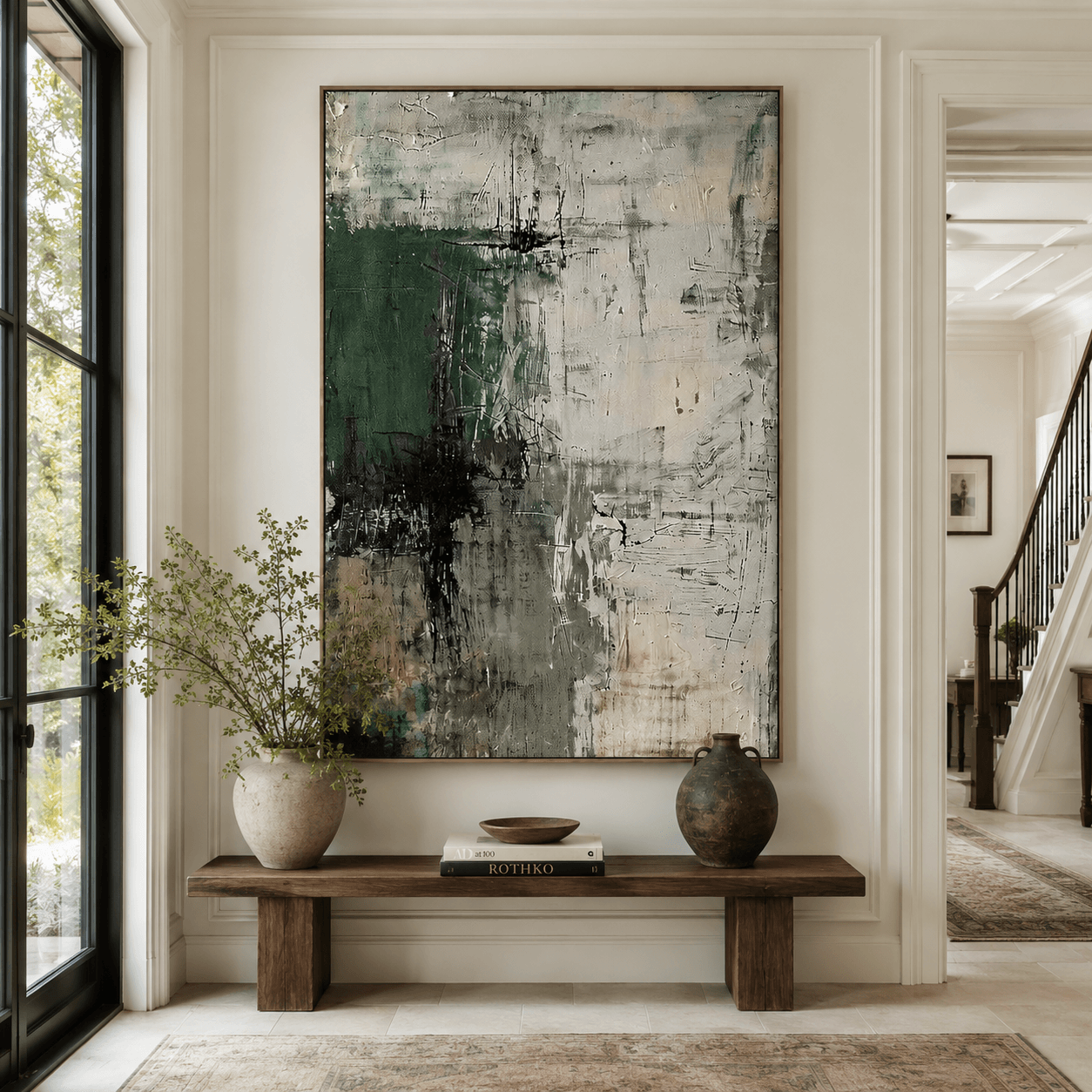 Strukturierte, erdige Kunst | Dezente Eleganz