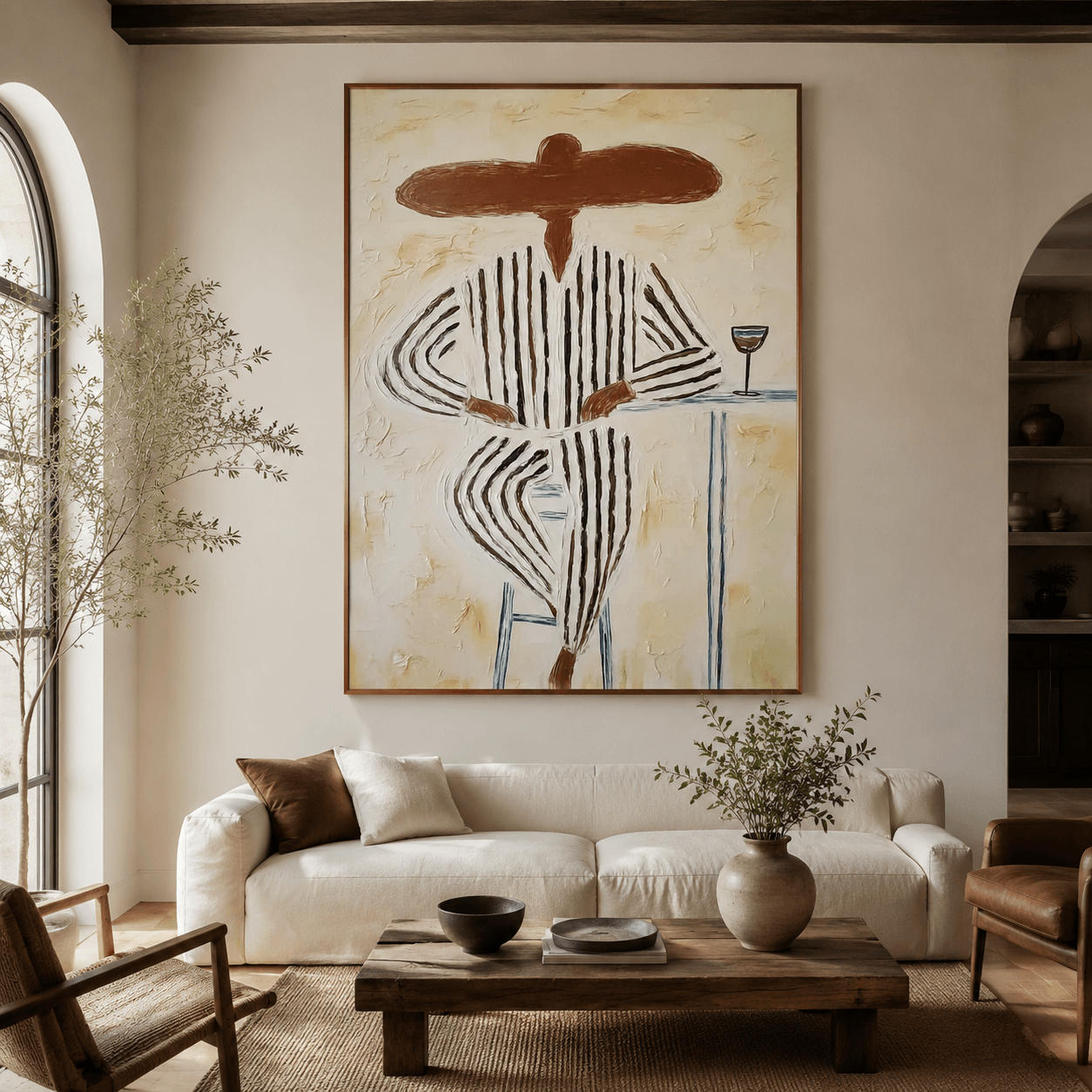 Abstract Art | Striped Bar Guest