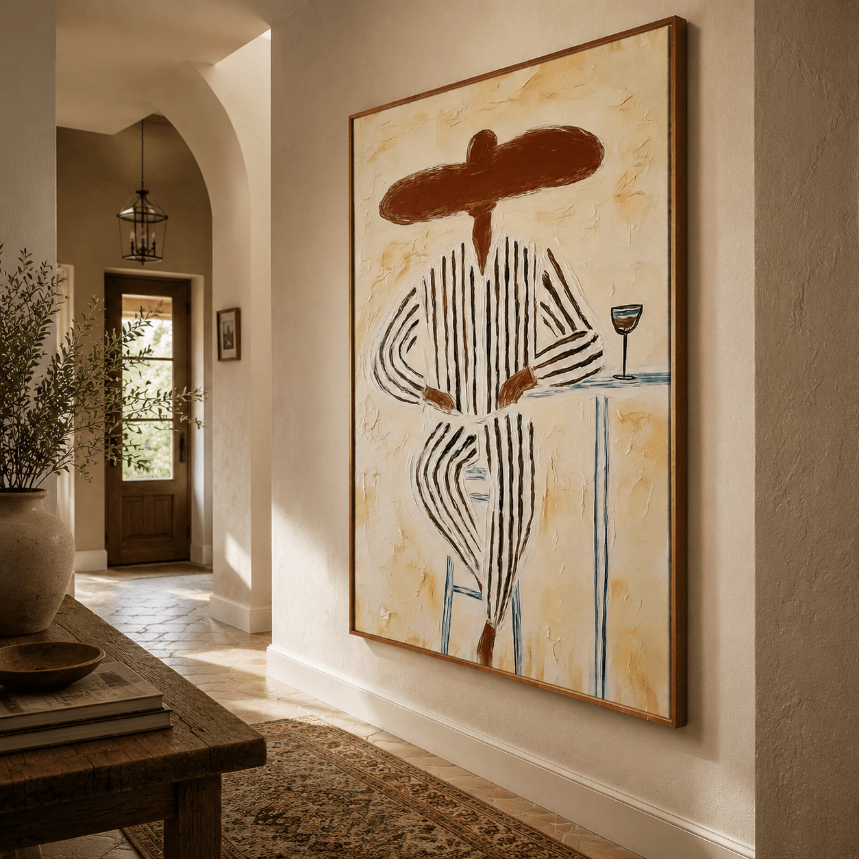 Abstract Art | Striped Bar Guest