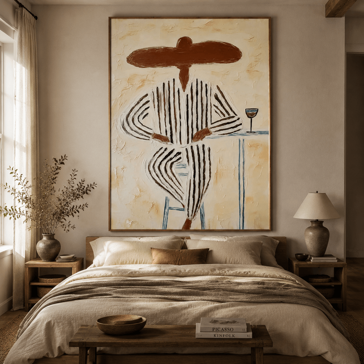 Abstract Art | Striped Bar Guest
