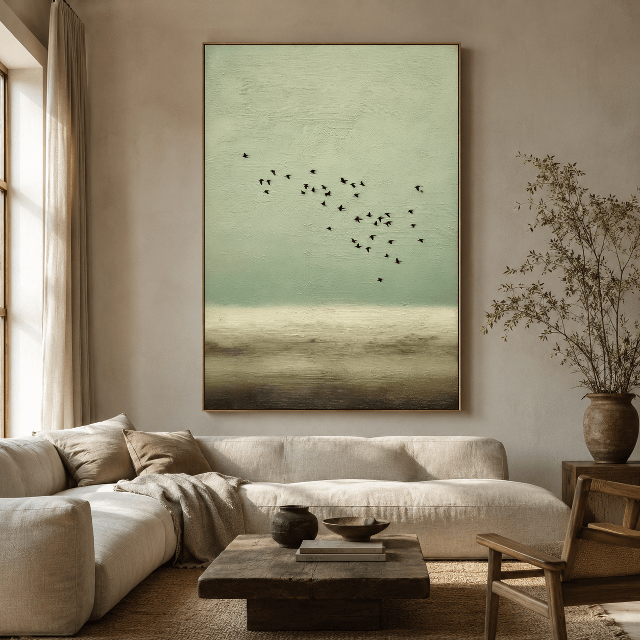 MINIMALIST ART | Flock Sky Drift