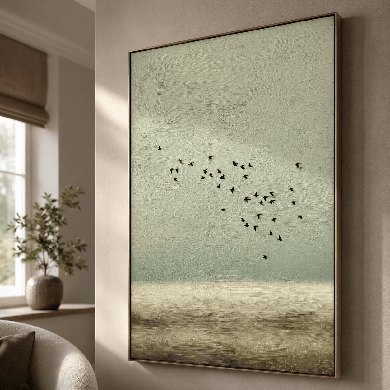 MINIMALIST ART | Flock Sky Drift
