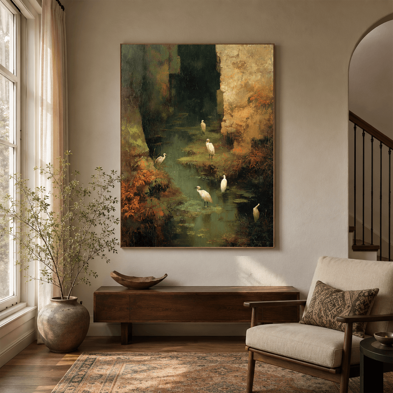 Egrets Creek Art | Natural Serenity