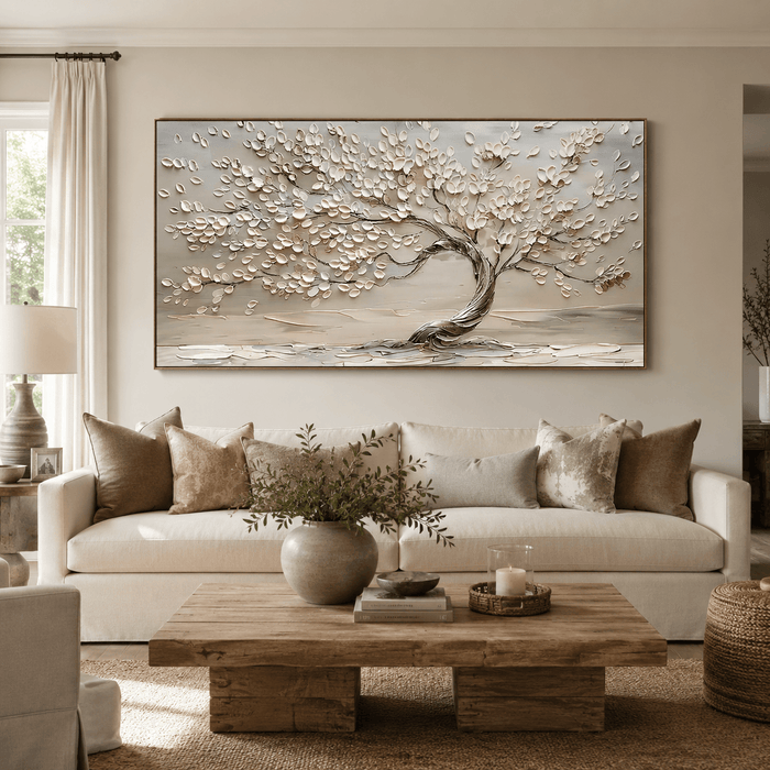 Textured Arbor Art | Tranquil Grace