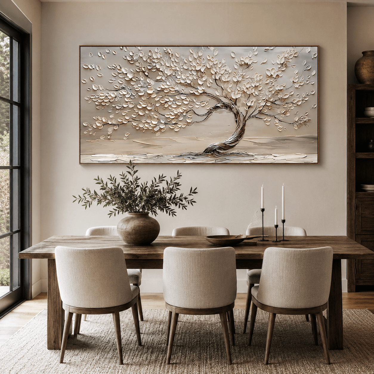 Textured Arbor Art | Tranquil Grace