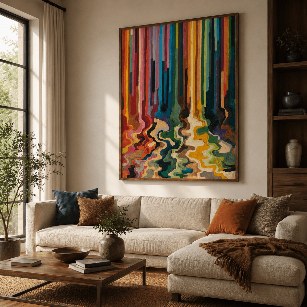 Colorful Flow Art | Vivid Depth
