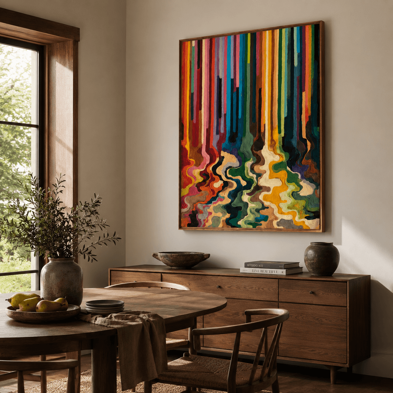 Colorful Flow Art | Vivid Depth