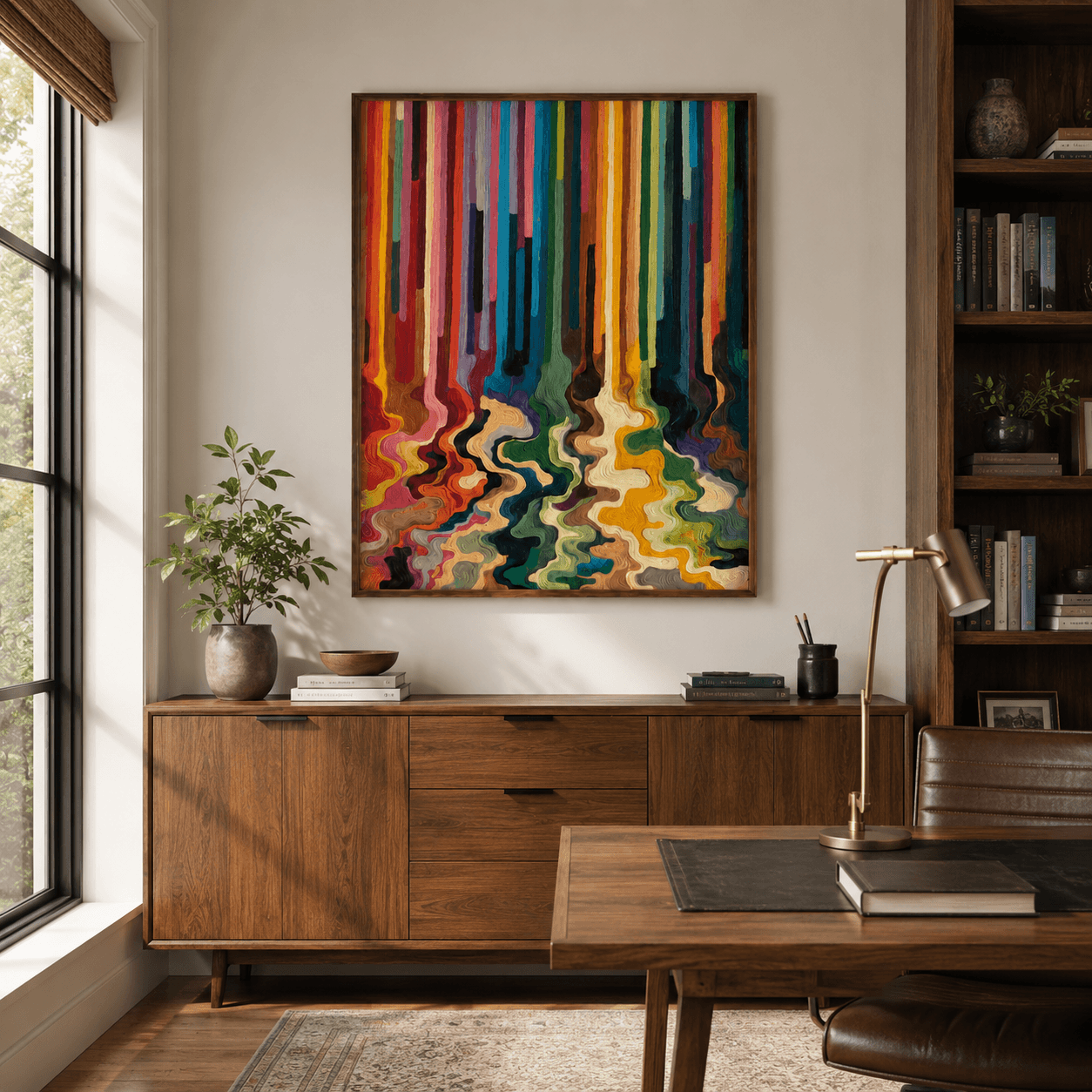 Colorful Flow Art | Vivid Depth