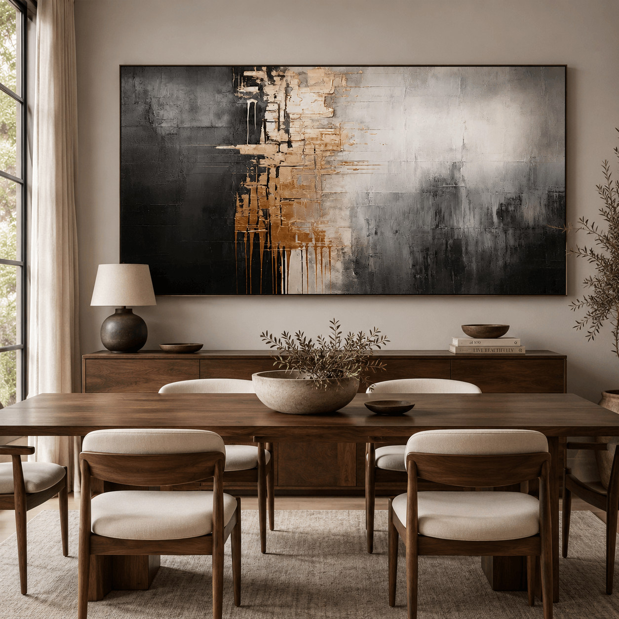 Textured Metallic Elegance | Gold Gray