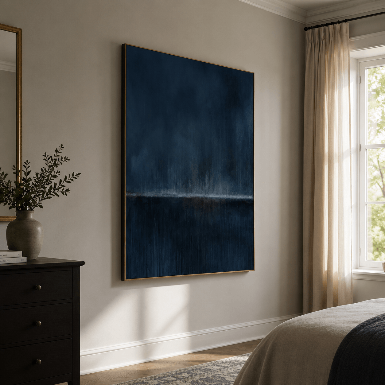 Textured Ocean Opulence | Blue Horizon