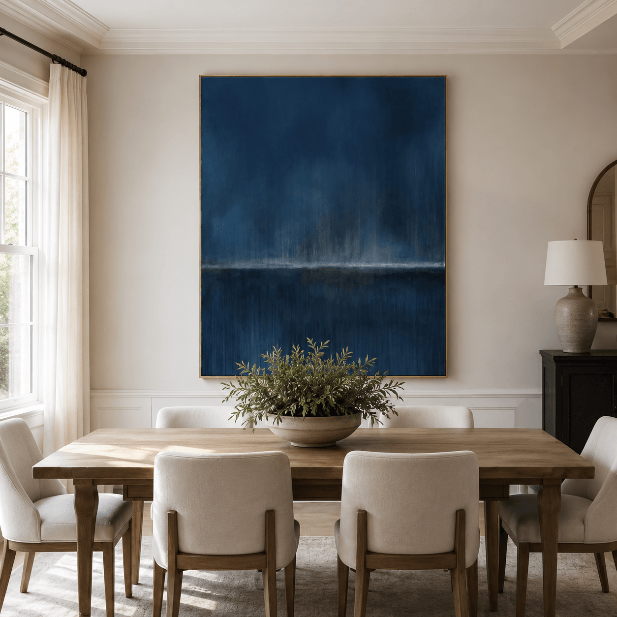 Textured Ocean Opulence | Blue Horizon