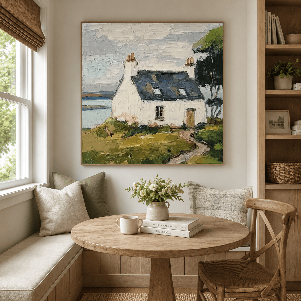 Impressionist Art | Lakeside Cottage Haven