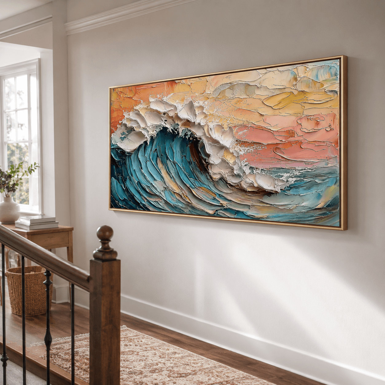Neutrale geometrische Kunst | Strukturierte Eleganz