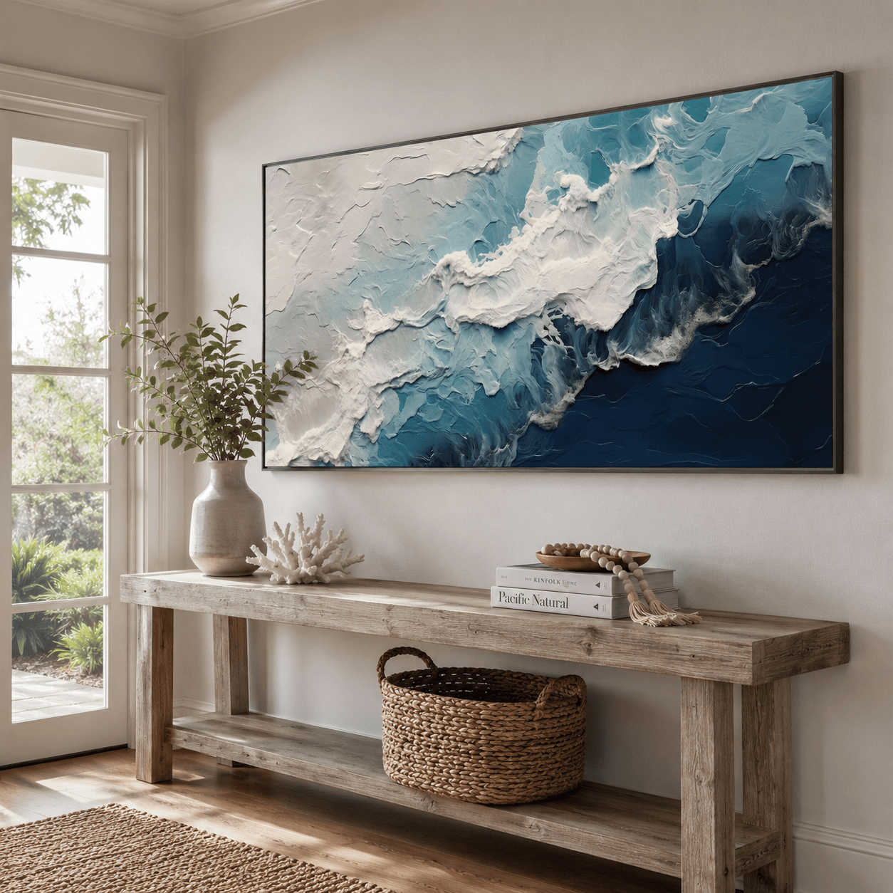 3D-Textured Art | Deep Blue Surf