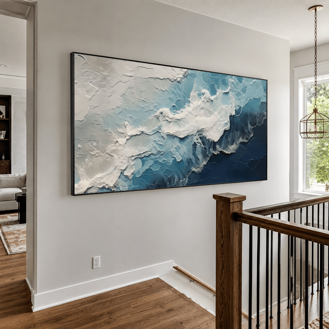 3D-Textured Art | Deep Blue Surf
