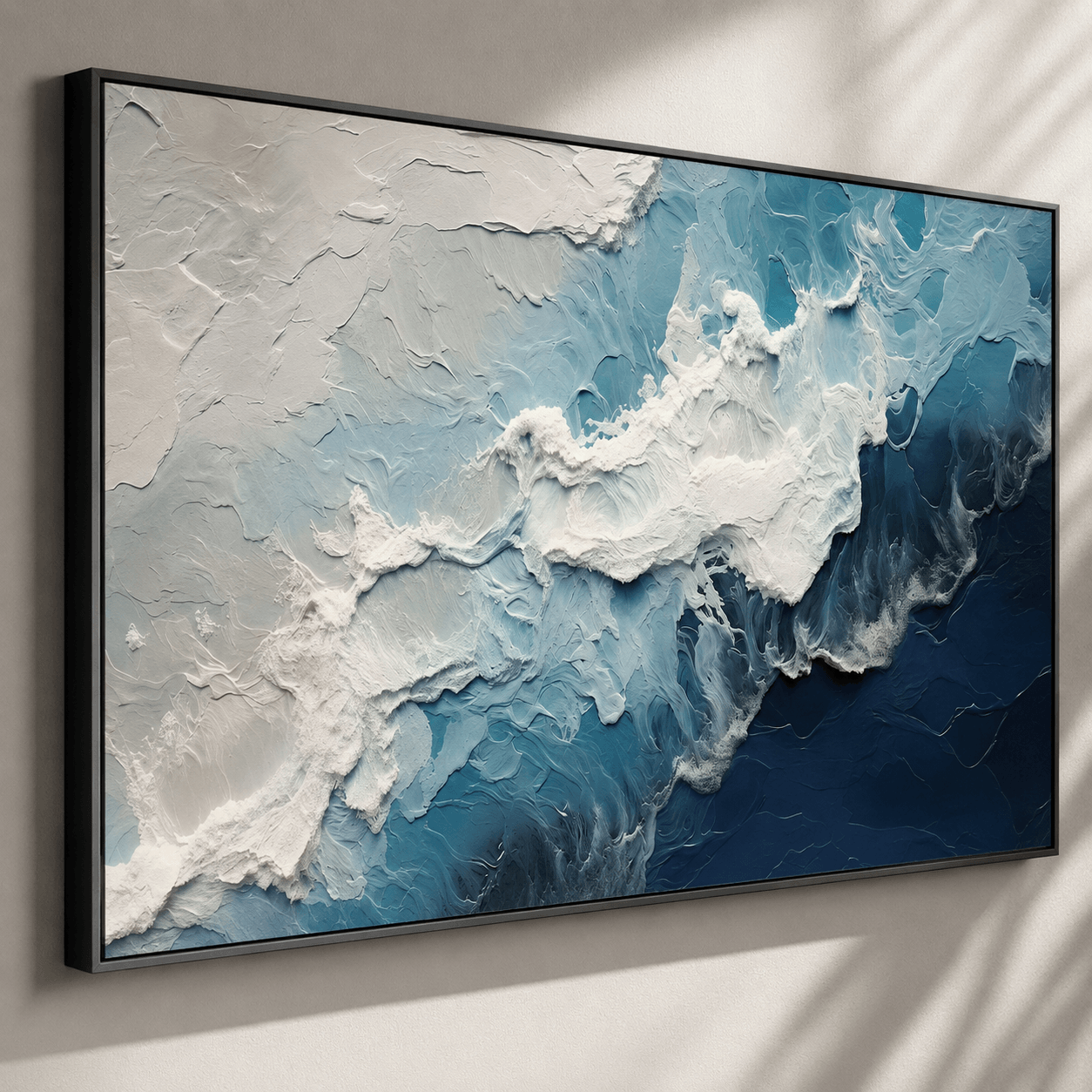 3D-Textured Art | Deep Blue Surf
