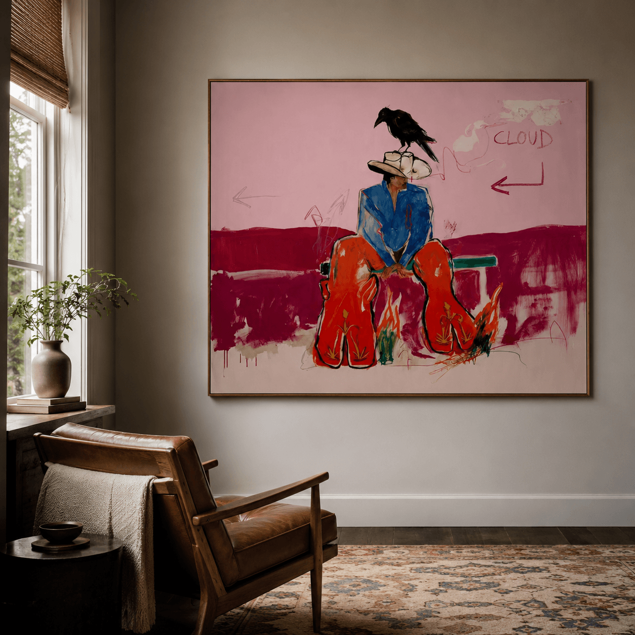 Vintage Americana | Western Crow Moment