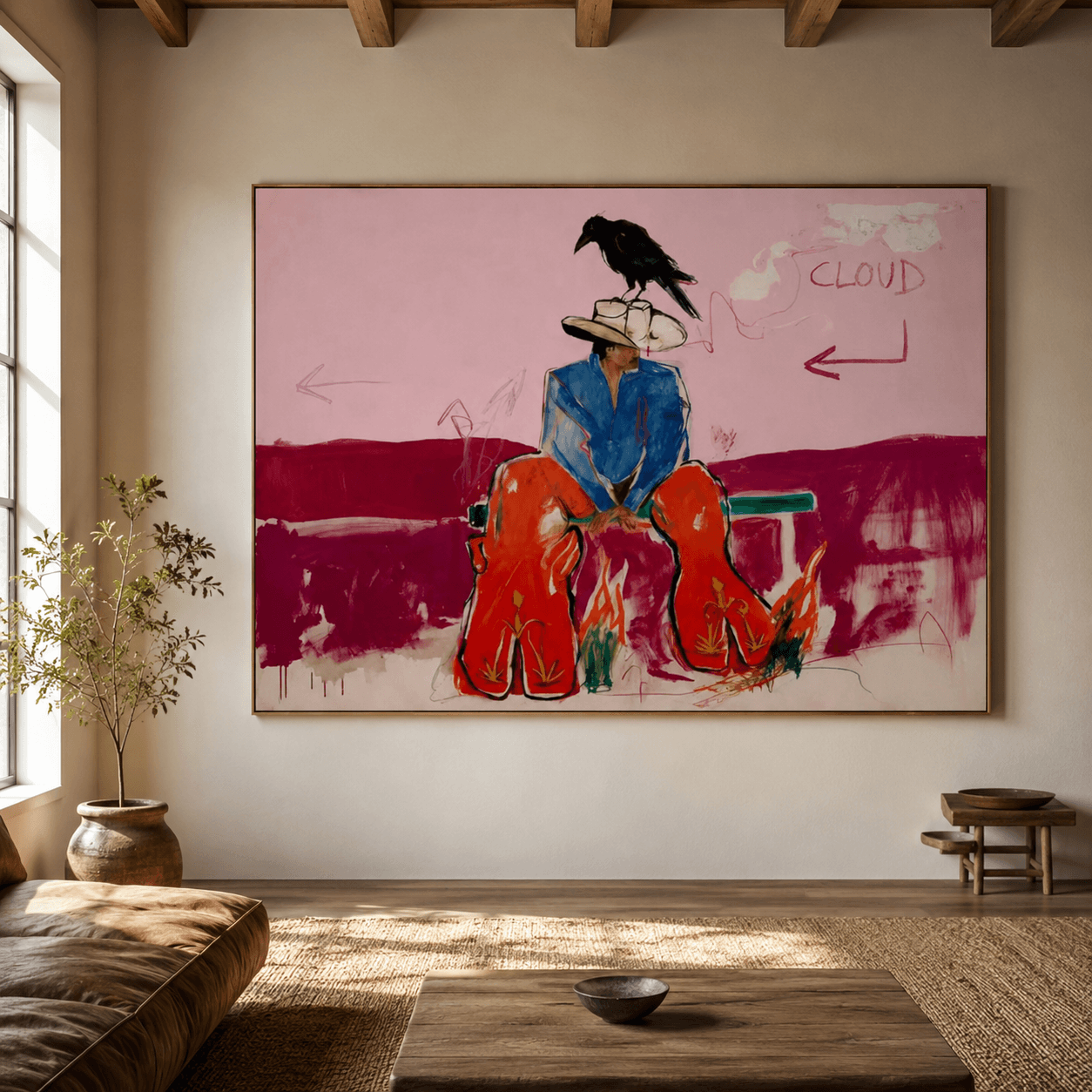 Vintage Americana | Western Crow Moment