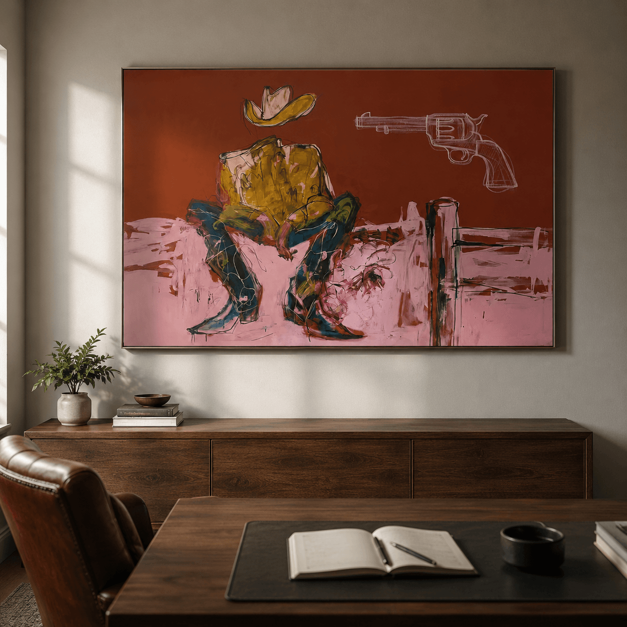 Vintage Americana | Headless Cowboy Sketch