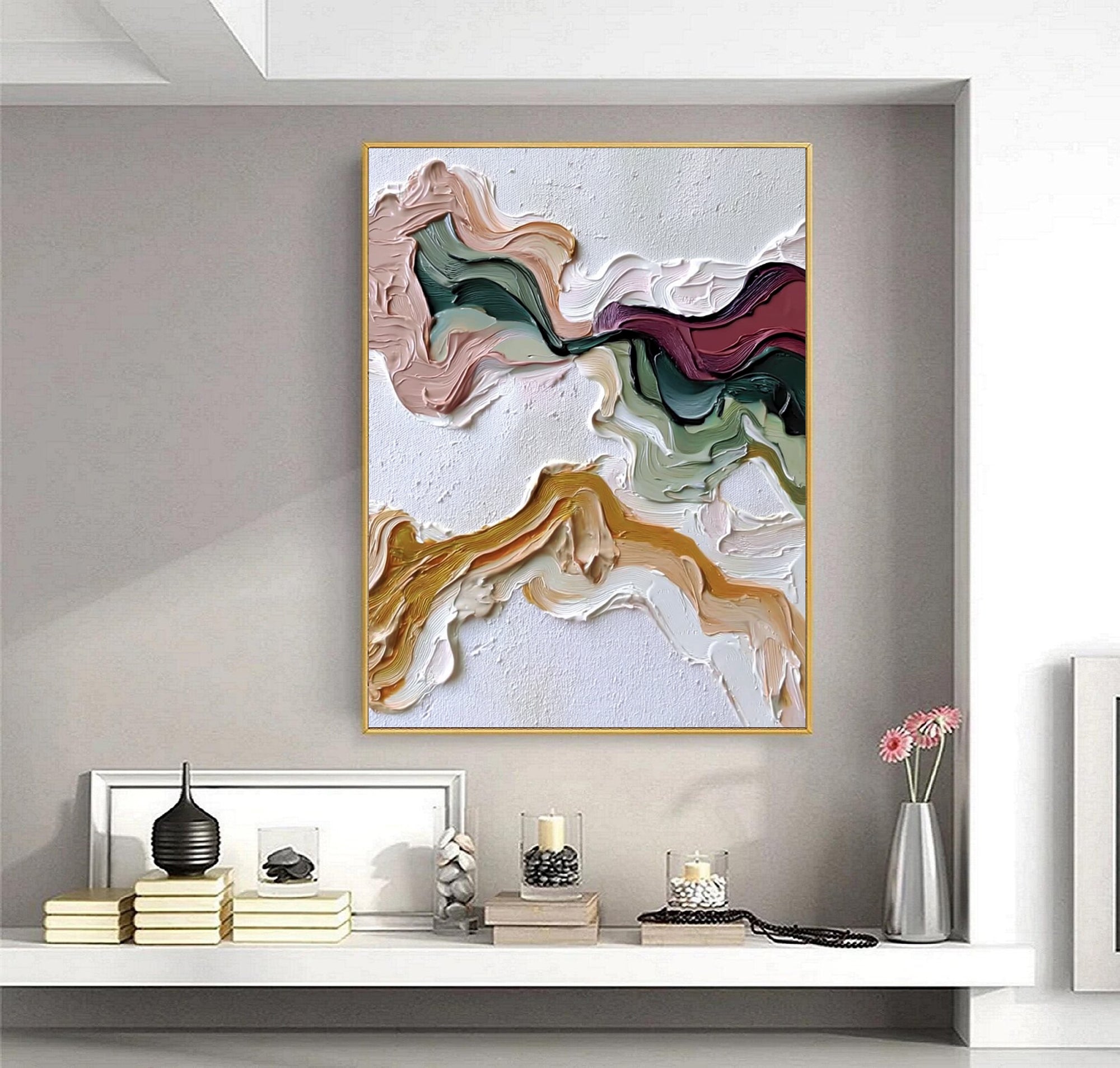 Textured Hue Opulence | Rich Swirls