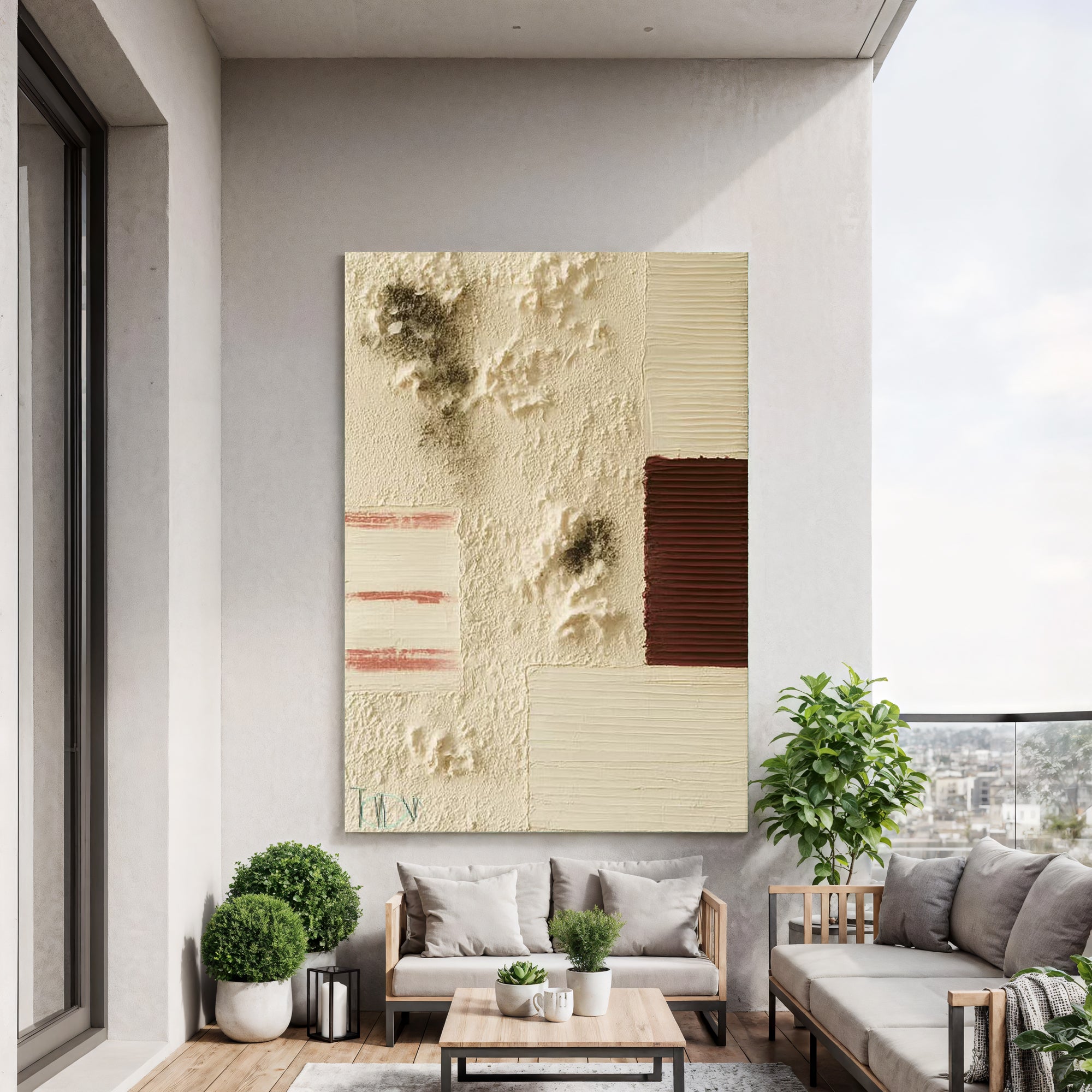 Textured Tactile Serenity | Subtle Hues