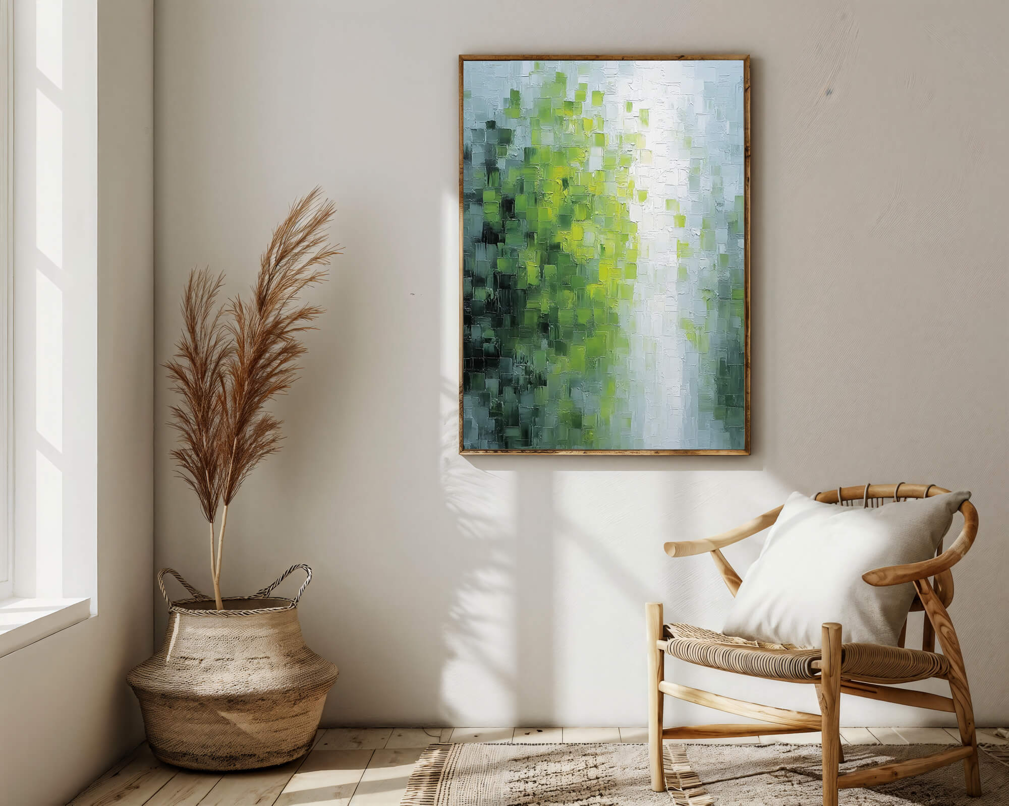Impasto Block Glow | Lime Woods