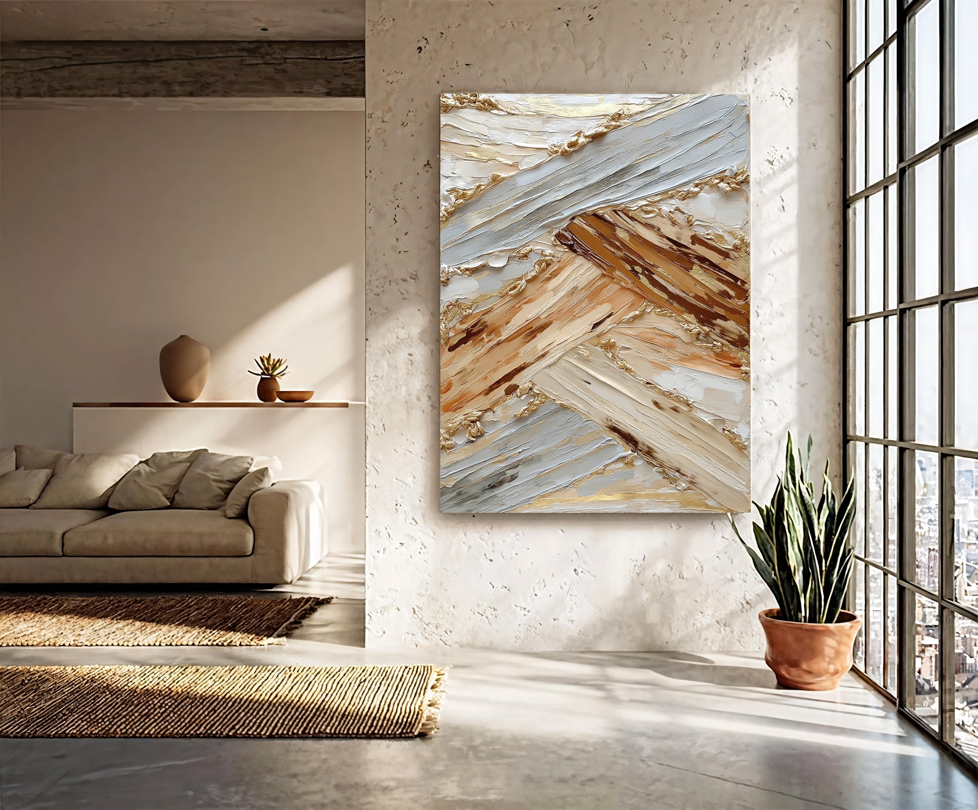 Textured Earthy Crossings | Gilded Hues