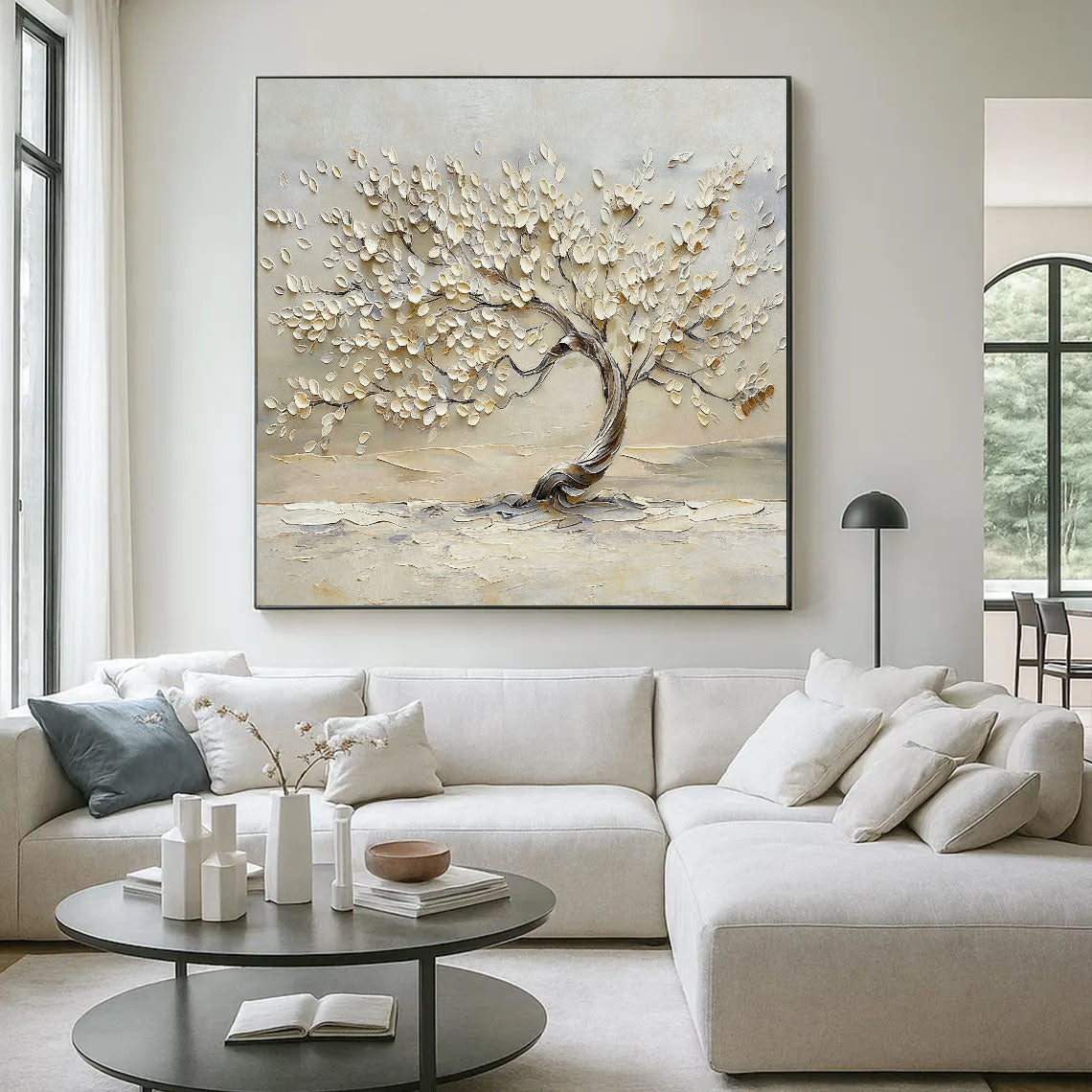 Textured Canopy Grace | Ivory Tree