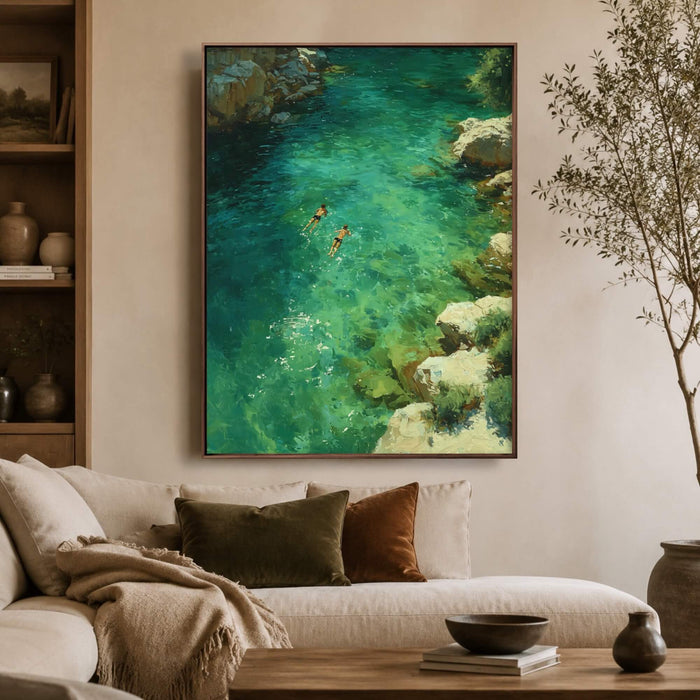 Impressionist Art | Rock Pool Floaters