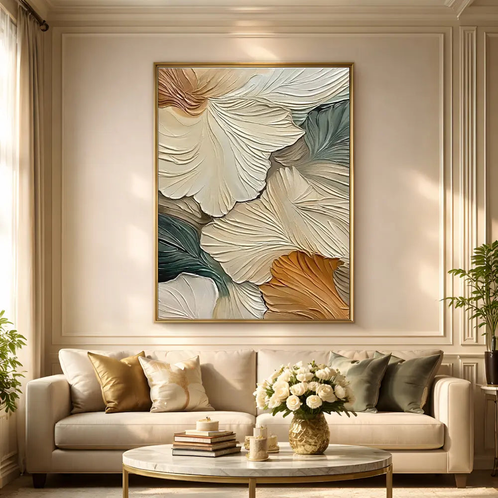 Textured Floral Art | Timeless Grace