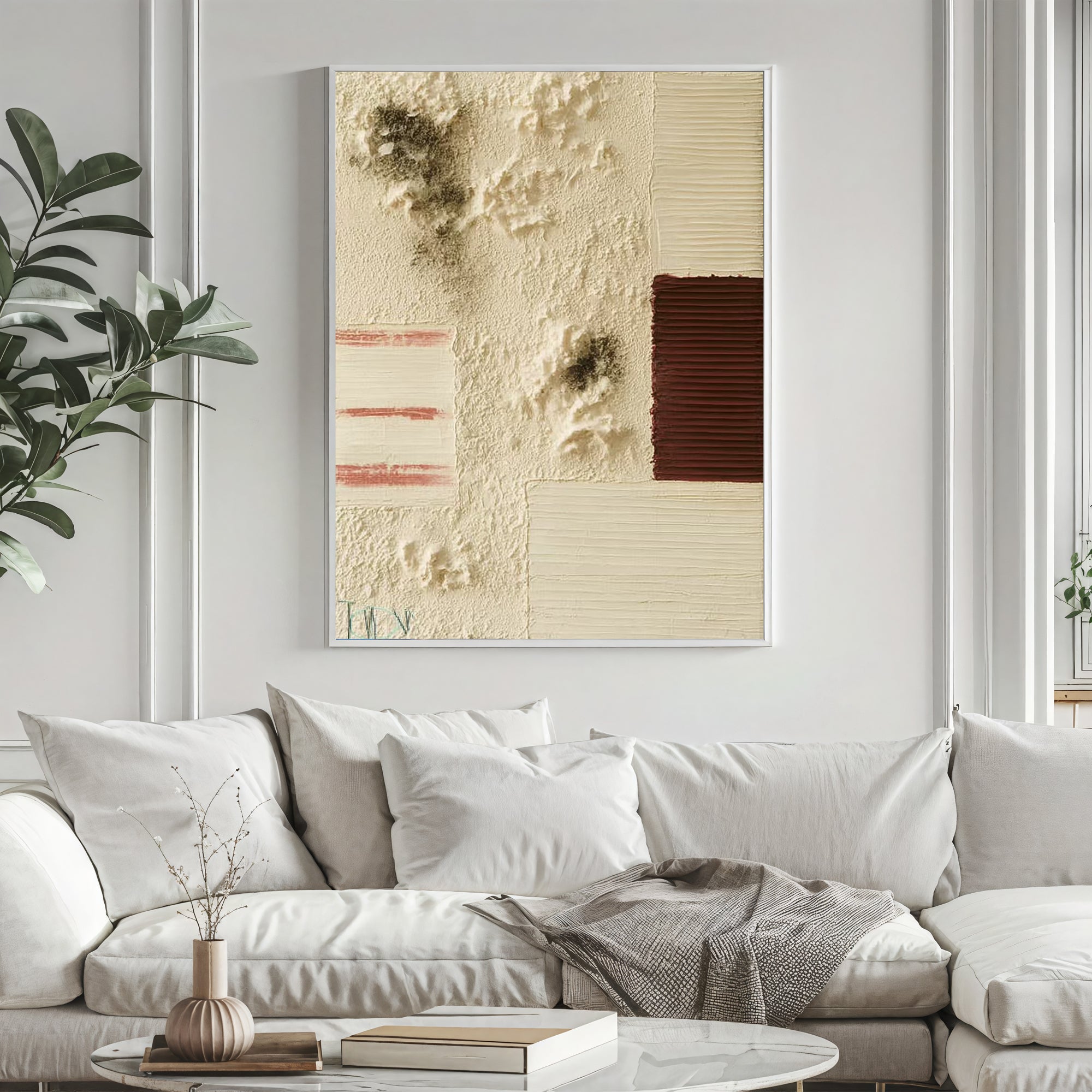 Textured Tactile Serenity | Subtle Hues