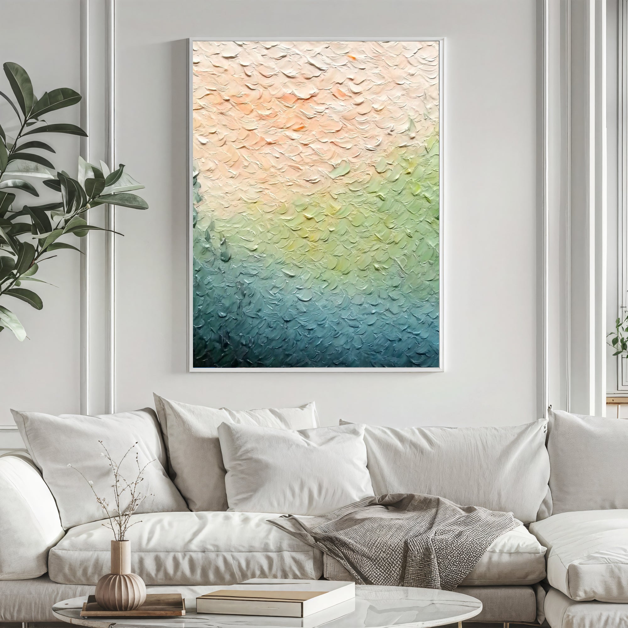 Textured Pastel Gradient | Teal Hush