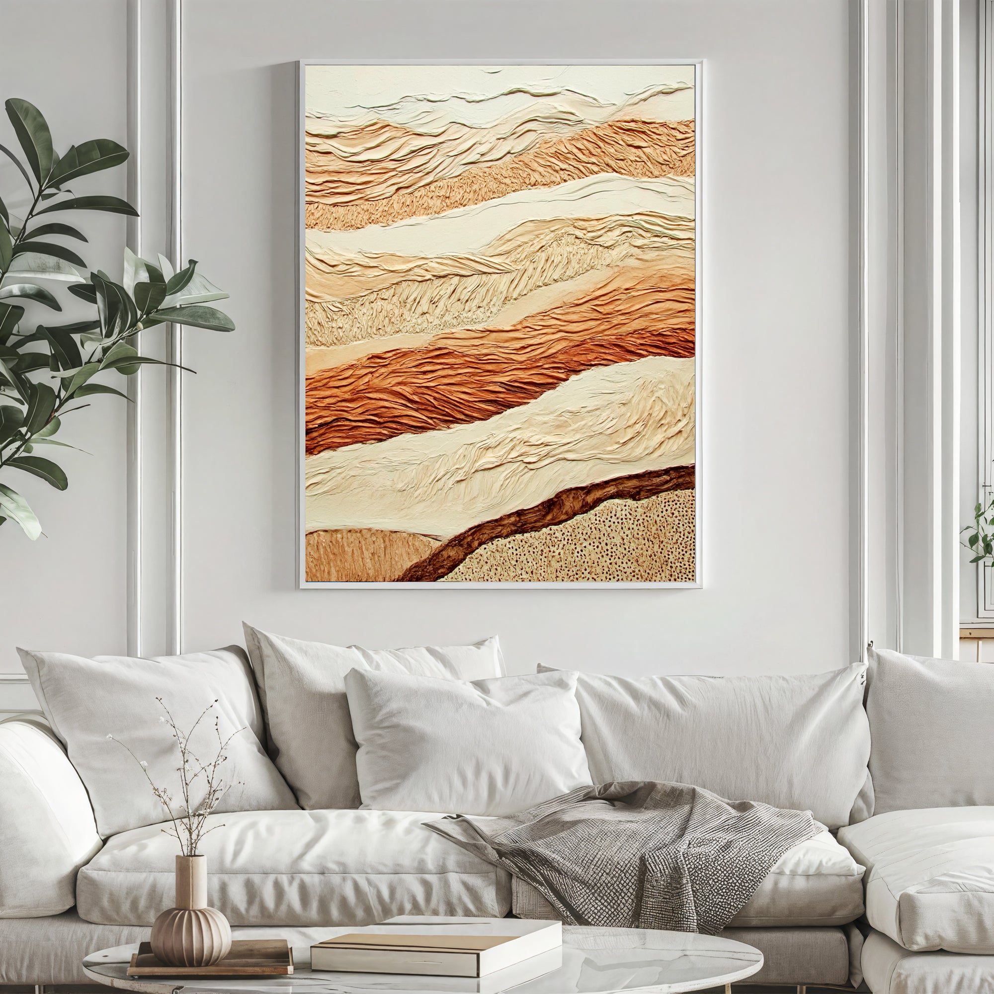 Textured Layered Terrain | Earthy Gradients