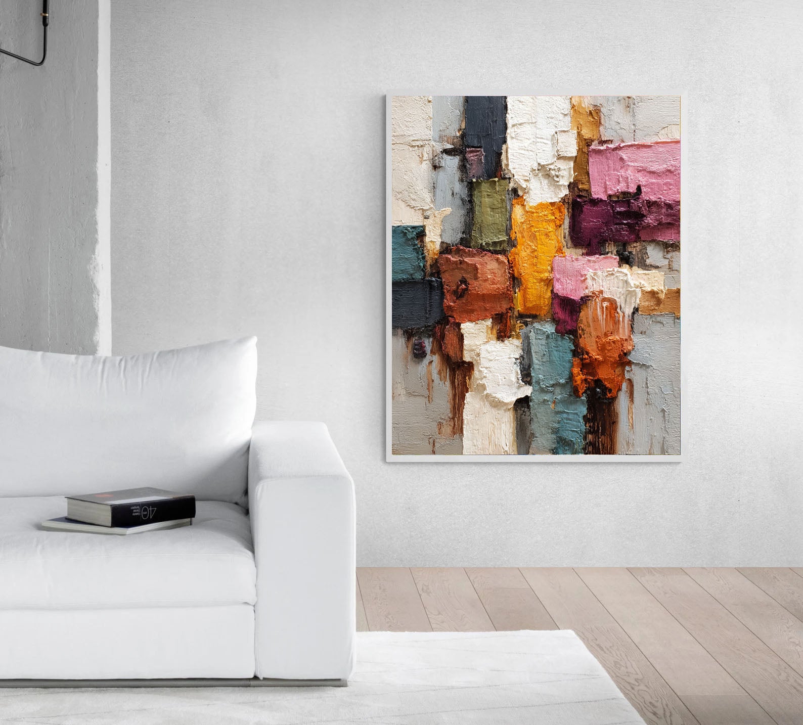 Textured Colorful Art | Vibrant Depth