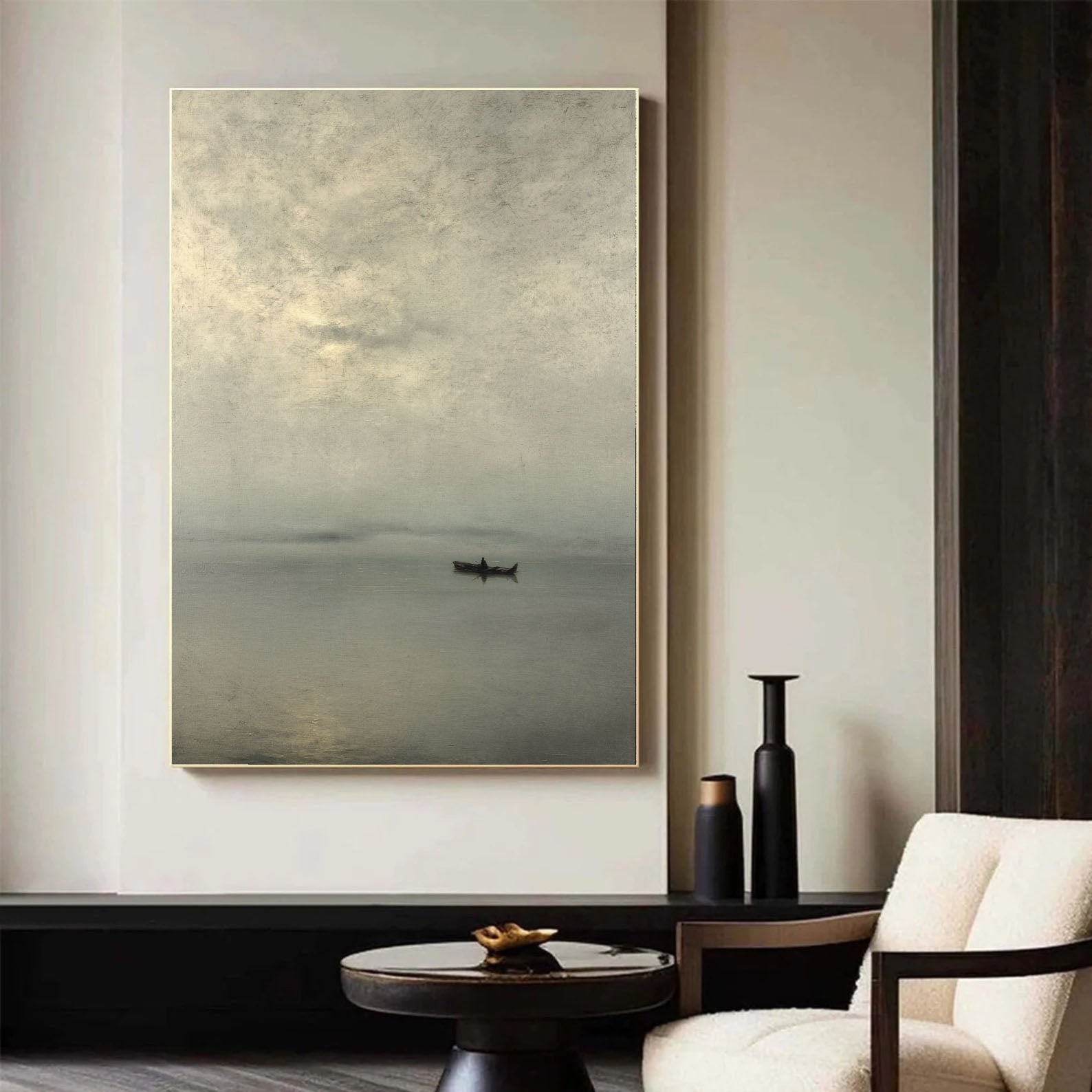 Misty Voyage Art | Serene Depth