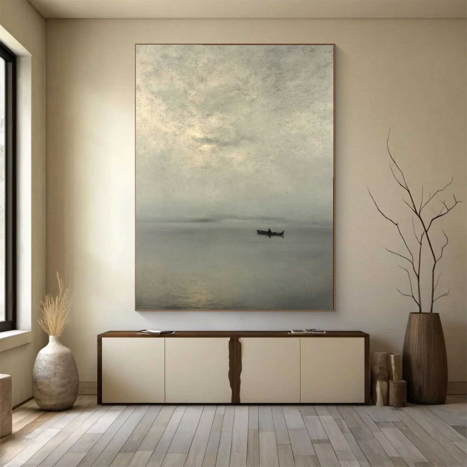 Misty Voyage Art | Serene Depth