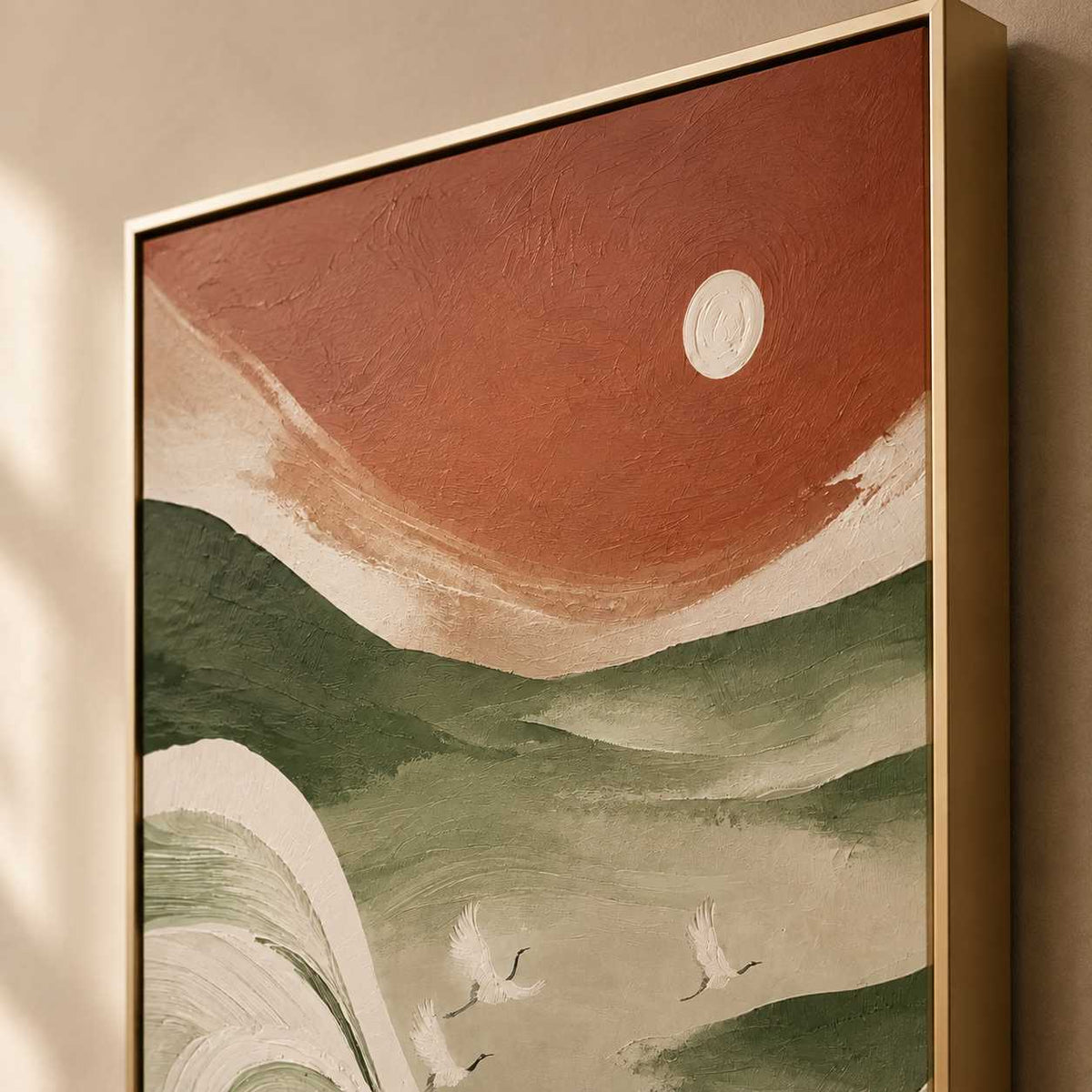 Wabi-Sabi Art | Crimson Valley Flight - View 8